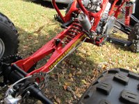 Rear Shock  +6" swingarm on my Banshee